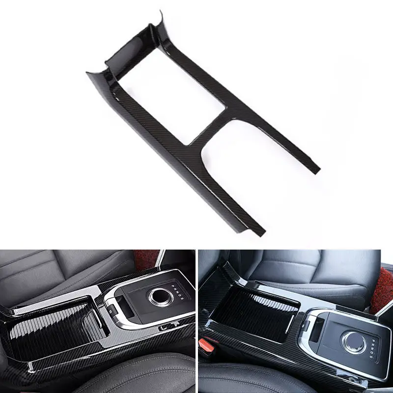 

For Land Rover Discovery Sport 2015 2016 2017 2018 2019 ABS Cabon Fiber Car Center Console Panel Frame Cover Trim Accessories