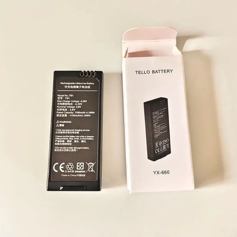 New 1100mAh 3.8V Li-Po Drone Intelligent Flight Replacement Battery Part 1 For DJI Tello Tello EDU RoboMaster TT Accessories