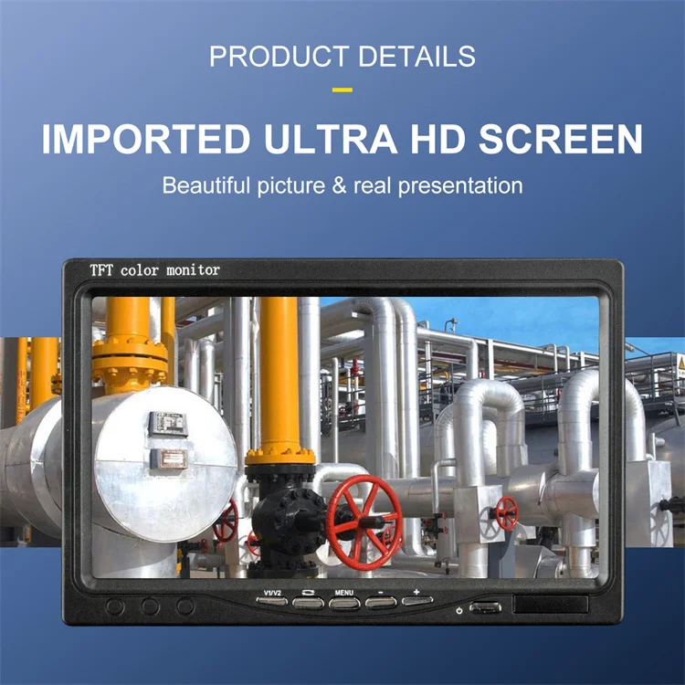 For 9 Inch Monitor 61 Mm Borehole Mechanic Marine Water Sewer System Pipe Inspection Camera With Dvr