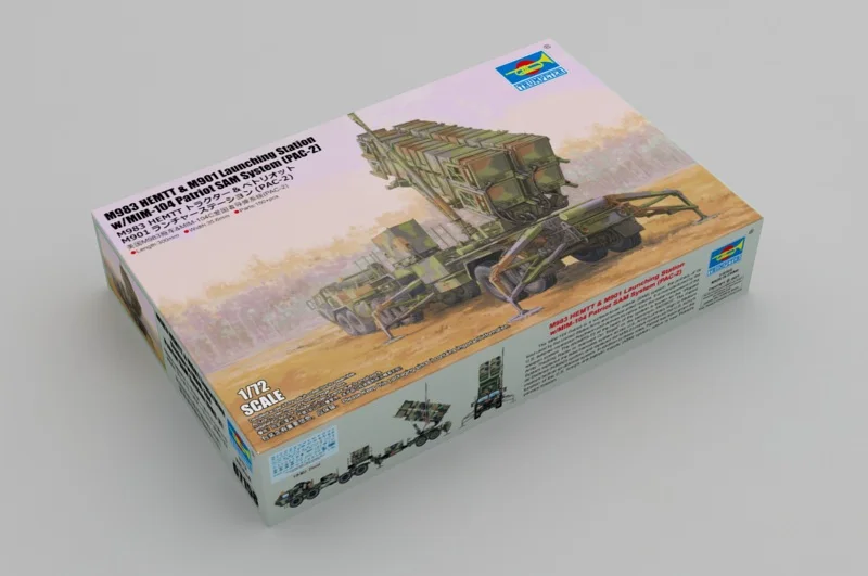 Trumpeter 07158 1/72 Scale M983 HEMTT M901 Launching Station w/ MIM-104 Patriot SAM System PAC 2 Plastic Model Building Kit