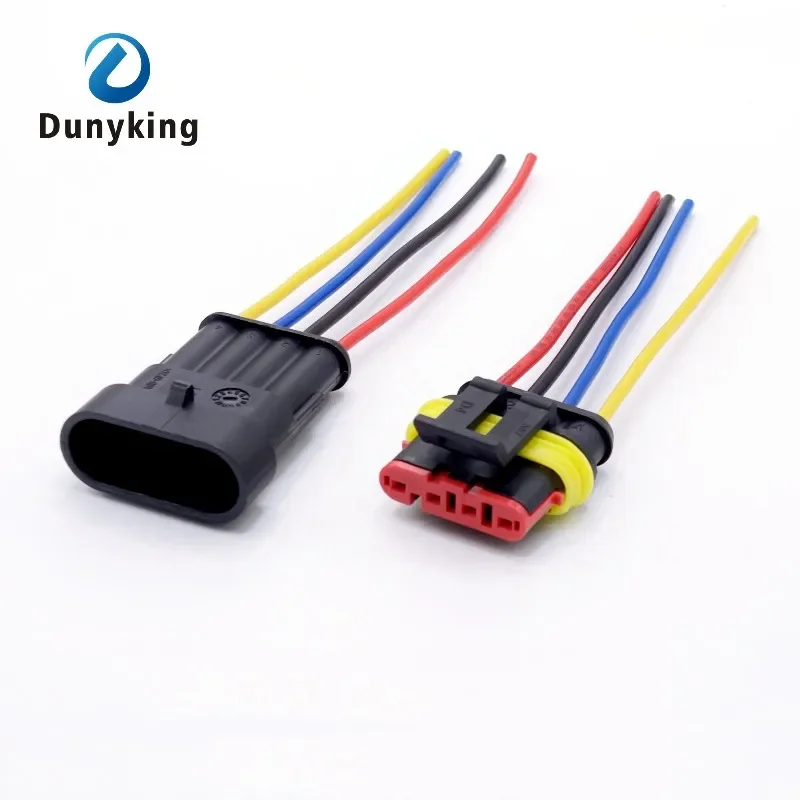 1/2/3/4/5/6 Pin Way Car Waterproof Electrical Auto Connector Male Female Connector Plug Wire 18 AWG harness for Car Motorcycle