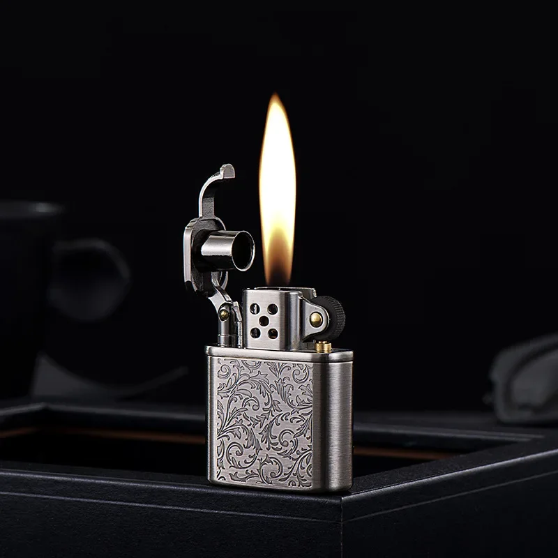 زورو الكيروسين أخف طحن عجلة خمر الرجعية المعادن قسطنطين الصوان النحاس النفط البنزين أخف العتيقة سلسلة أخف وزنا