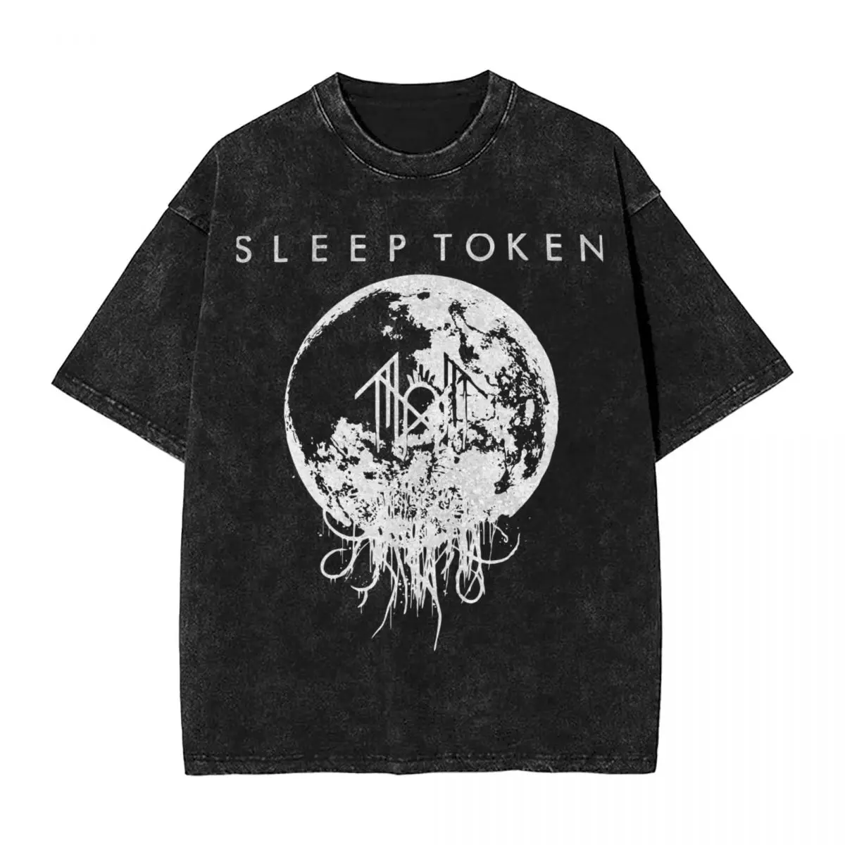 Take Me Back To Eden Sleep-Tokens T Shirt Washed Cotton Oversize T-Shirt Novelty Men Women Tops Streetwear Graphic Printed Tees