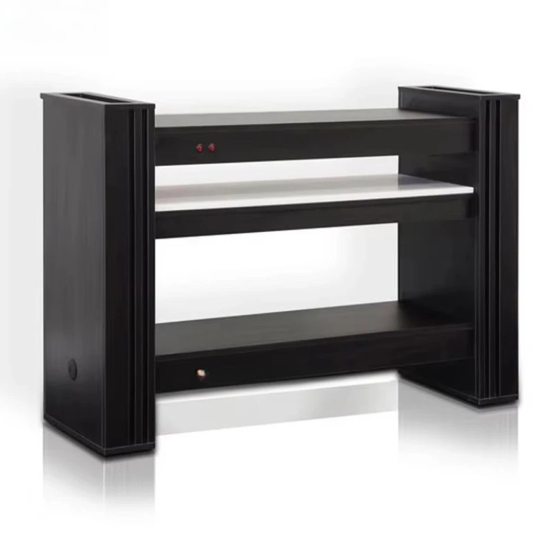 

Beauty Salon Elegant Marble Top Anti-Acetone Black Nail Dryer Table Manicure