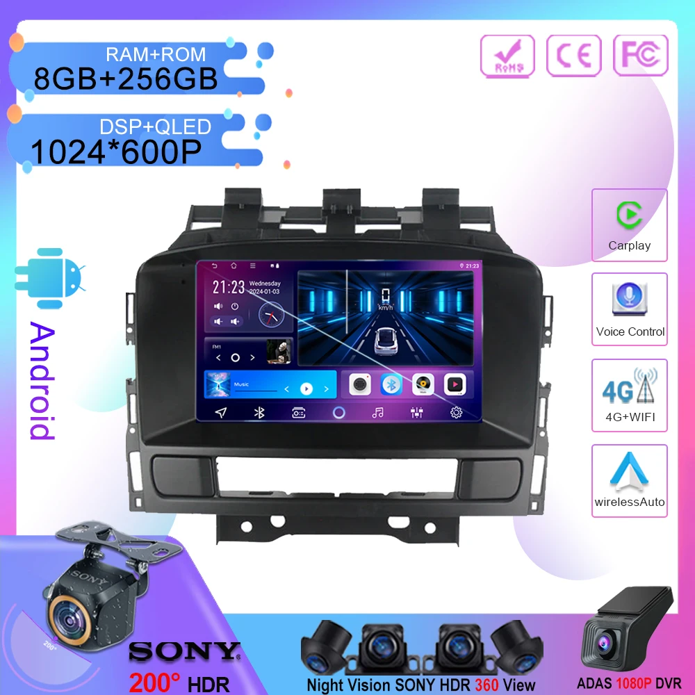 Car Android For Buick Excelle GT XT Opel Astra J 2011 2012 Car DVD Auto Radio Stereo Head Unit Multimedia Player GPS Navigation