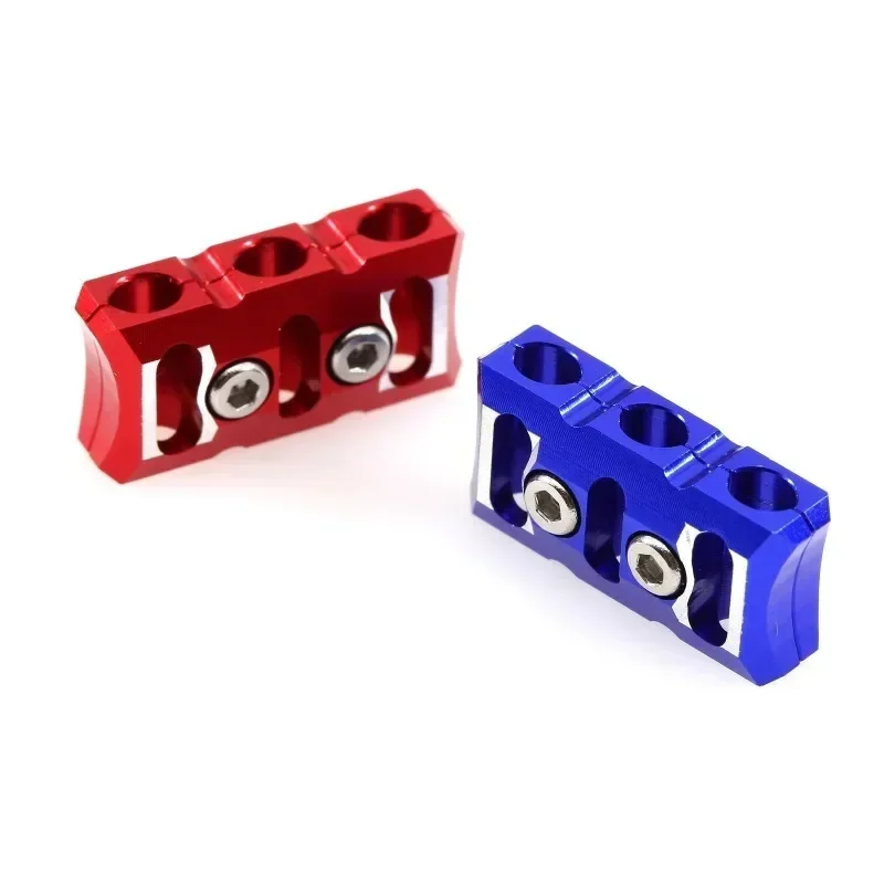 RC Car Tool Aluminum Alloy ESC Motor Cable Manager Wire Fixed Clamp Buckle Prevent Tangled Line Clip Tool for RC Rock Crawler