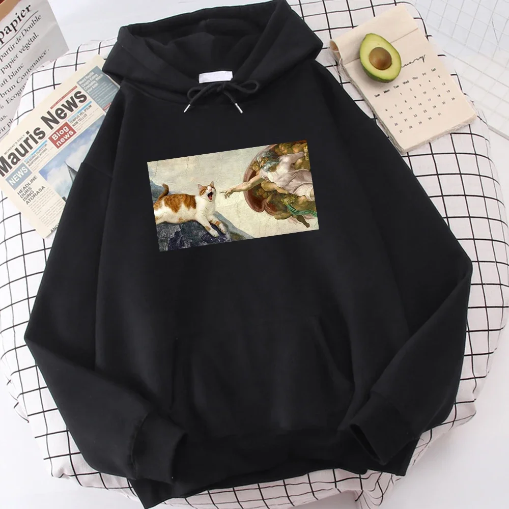 

Men's and Women's Plus Size Print Top, Loose Casual, Soft, Comfortable and Breathable, Outdoor Sports Loose Pullover Hoodie