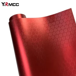 Carbon Fiber Sticker Red Diamond Forged Carbon Film PVC Big Size Car Vinyl Wrap DIY Car Body Decoration Sticker Auto Accessories