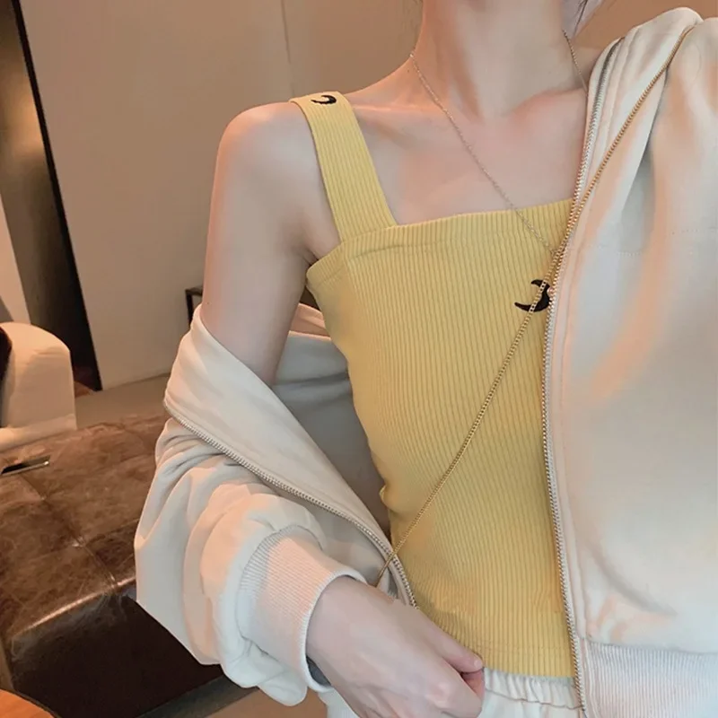 

Plus Size Knitted Vest Women's Fashion Outerwear Tank Top Slimming Inner Wear Autumn Style Big MM 200 Pounds