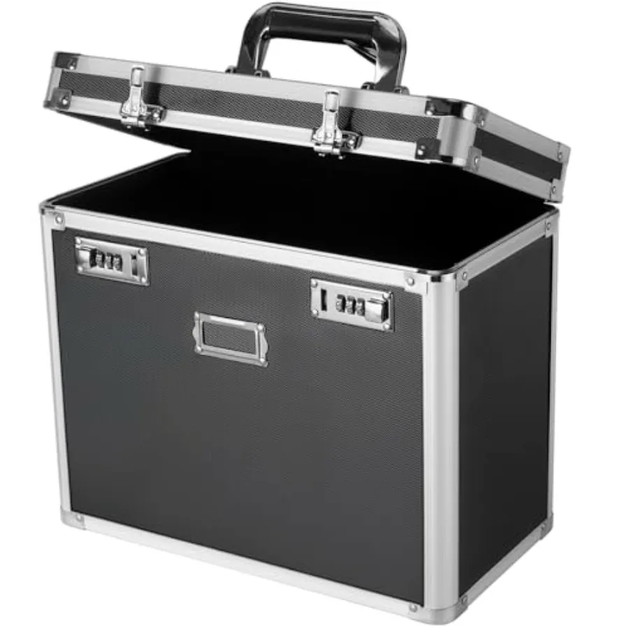 

Портативный органайзер для файлов с замком - Коробка для хранения документов с двойным кодовым замком для офисных документов