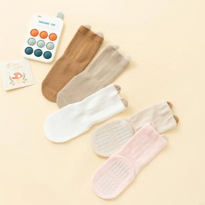 5 paren lente herfst herfst katoenkousen baby sokken ademende elastische sokken met kalfsokken voor peuters a2ub