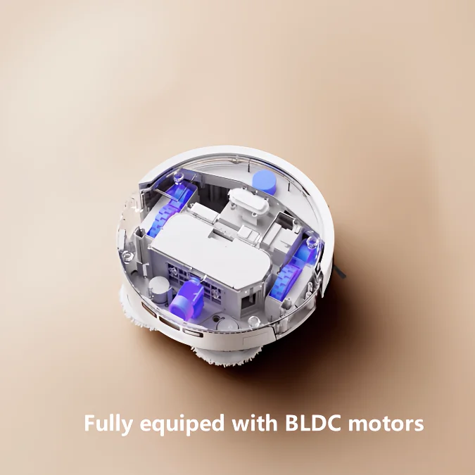 Fully Automatic Self-Cleaning Robot Mop Vacuum Cleaner Wet/Dry Sweeping Mopping Machine Household Car HEPA Filter EU Plastic