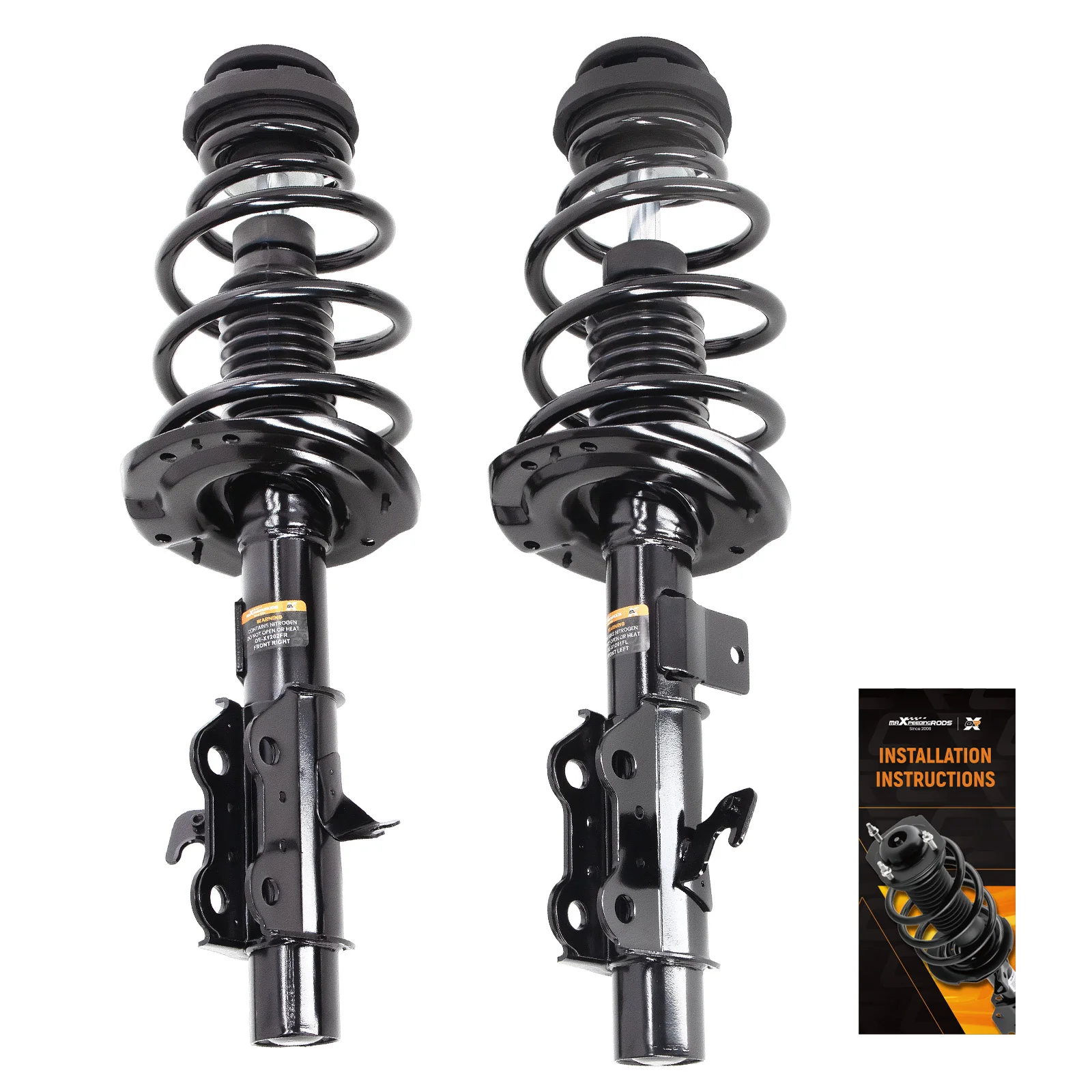 Front Struts w/Coil Spring Assembly For Chevrolet Camaro 2013-2015 3.6L 172912