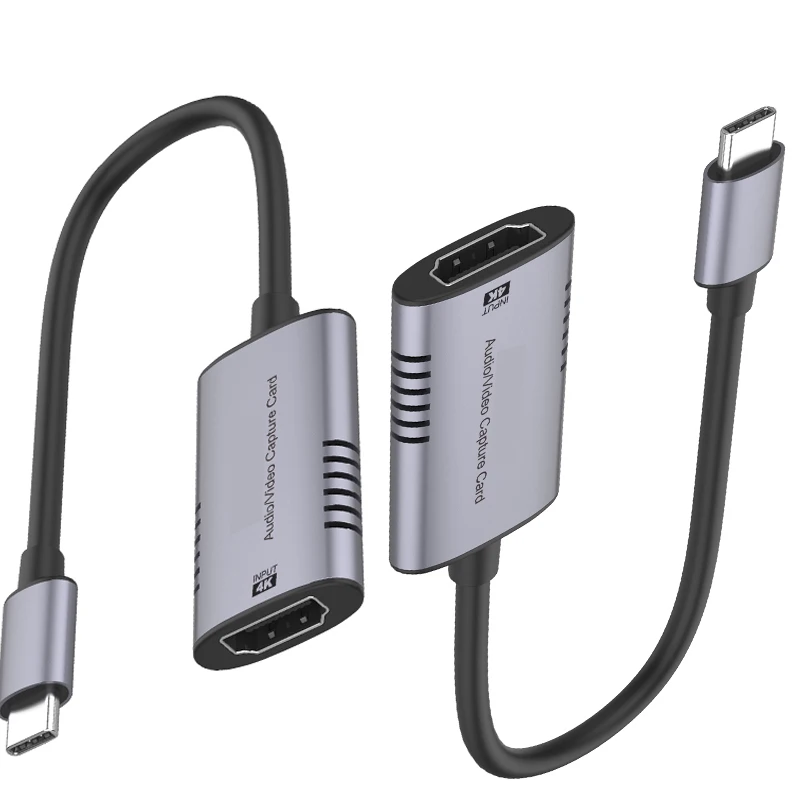 

Разветвитель видеокарты для ноутбука, адаптер для фотосъемки, HDMI-совместим с USB-адаптером, 4K, донгл видеозахвата для совместного использования экрана