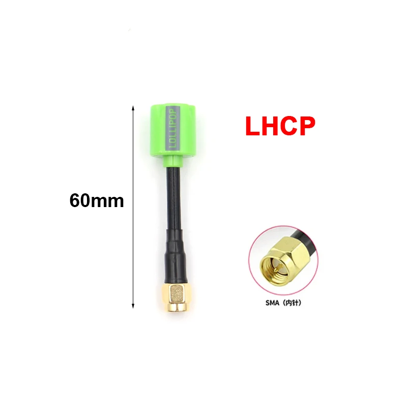Lollipop 5 RHCP/LHCP 5.8G 2.8dBi MINI FPV Antenne SMA/RP-SMA/MMCX-Straight/MMCX-hoek/UFL voor RC Zender Ontvanger Drones DIY - afbeelding 1