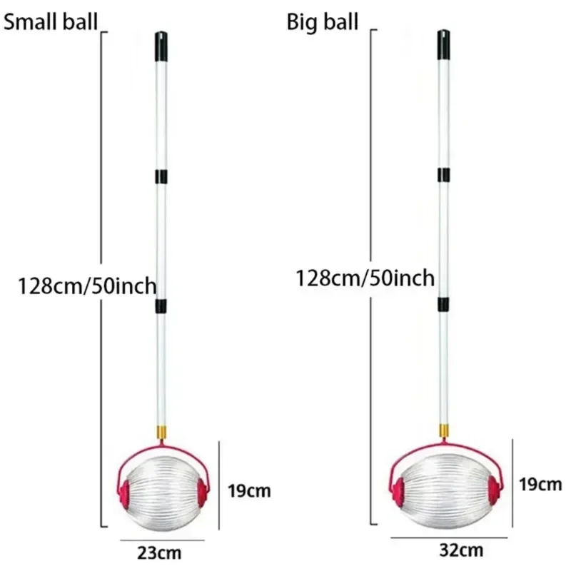 حصادة صامولة الكرة الدوارة القابلة للتعديل - لاقط سهل الدوران، أداة يدوية خارجية |   للجوز والبقان وتفاح السلطعون