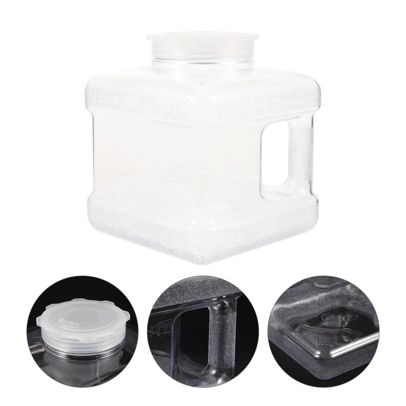 

Portable Container Large Sturdy Reusable Storage Bucket Handle Outdoor Camping Hiking Picnic Home Office Lightweight Durable