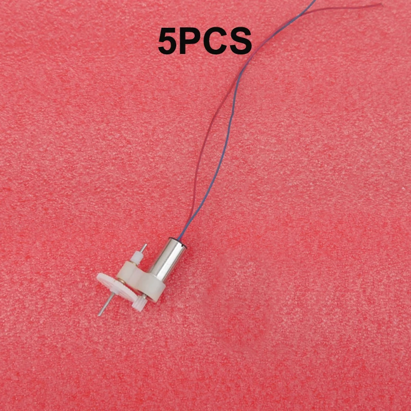 5PCS 7mm Hollow Cup Motor Reduction Group Voltage 1-4V Speed 58000rpm Coreless Motor Gear Set for RC Fixed-wing Aircraft