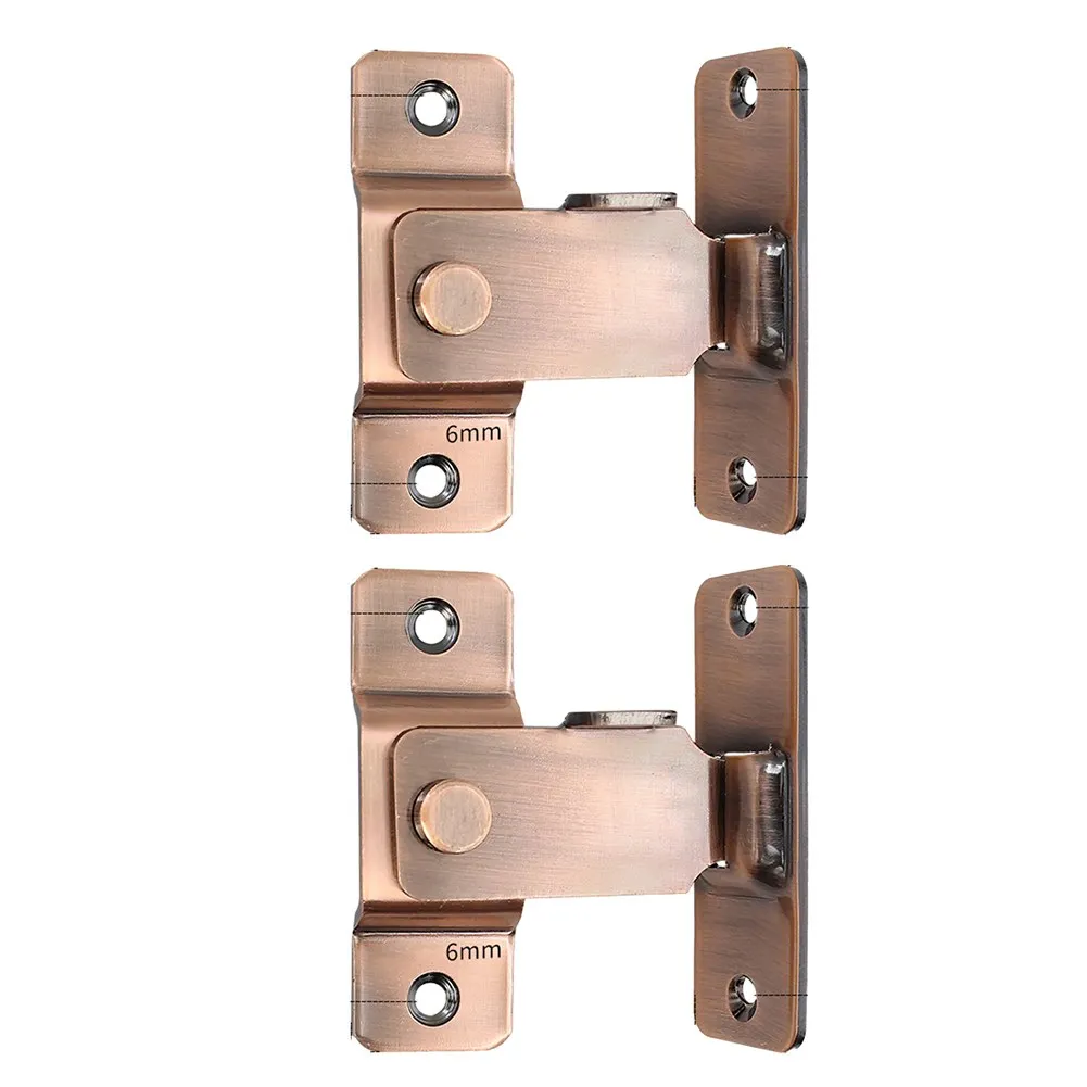 Stainless Steel Door Latch Non Drilling Installation Suitable for Various Areas for ideal for Warehouses 2 Pack