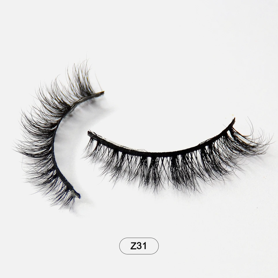 Pestañas Postizas 3D de Pelo Sintético de 1-1.2cm, Naturales y Largas, Libres de Crueldad, Hechas a Mano, Económicas 6