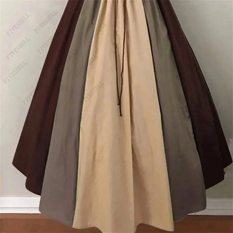 Palace Medieval Costume Women Christmas Dress Vintage Victoria Lace Up Vintage Carnival Party Long Robe Cosplay Fancy Clothing