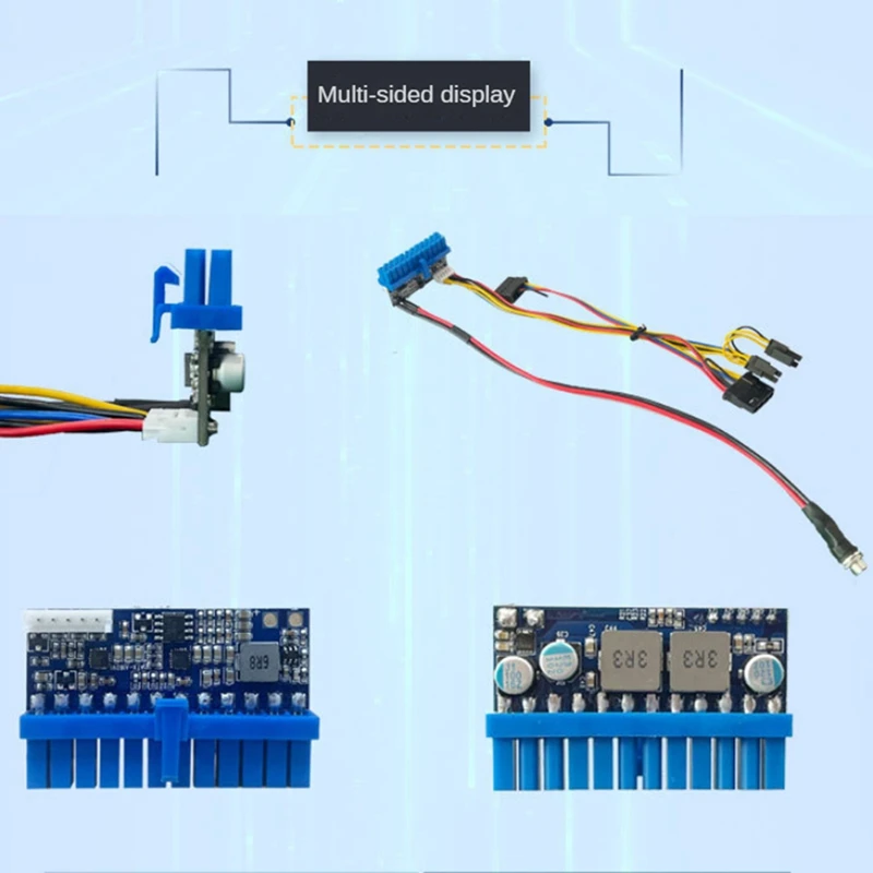 وحدة طاقة القابس المباشر ، من من 12 فولت ، مع W ، طاقة عالية ، PSU ، 24Pin ، Mini ITX DC إلى ATX ، مزود طاقة الكمبيوتر