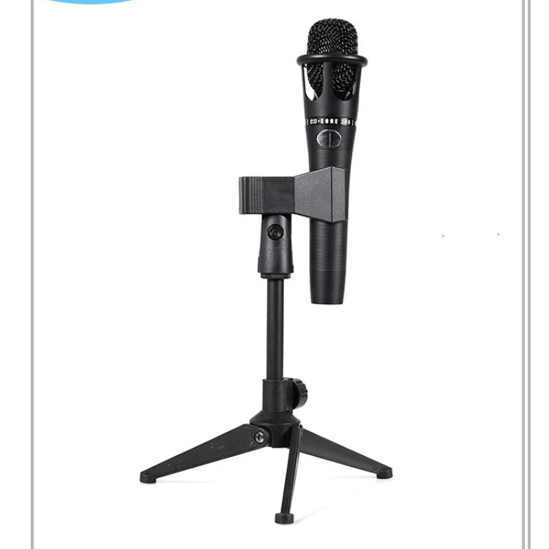 Microphone Stand Desktop Tripod Mini Portable Table  Adjustable    Clip Holder Bracket Lightweight 