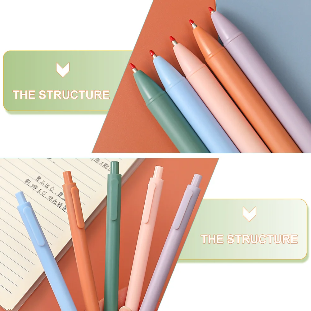 15 Pcs Pens Fine Office Pen Point Writing Retractable Office Business Student Press Type Ballpoint Pen Writing Tool