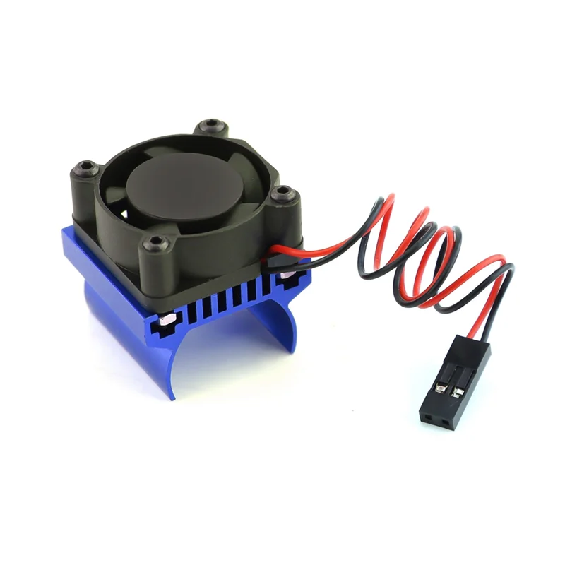 For TRX4M 180 Motor Cooling Fan Heat Sink for TRX4 TRX4-M 1/18 RC Crawler Car Upgrade Parts Accessories,Blue