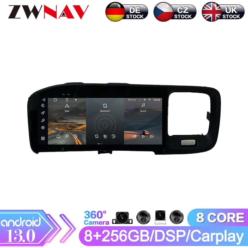 

8,8 ''Android 13,0 для Volvo S60 V60 2011-2019 оригинальный автомобильный сенсорный экран навигация Carplay автомобильный радиоприемник DSP BT мультимедийный плеер