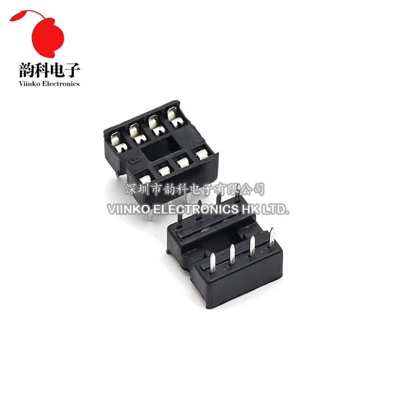 200PCS IC Sockets DIP6 DIP8 DIP14 DIP16 DIP18 DIP20 DIP28 DIP40 pins Connector DIP Socket 6 8 14 16 18 20 24 28 40 pin