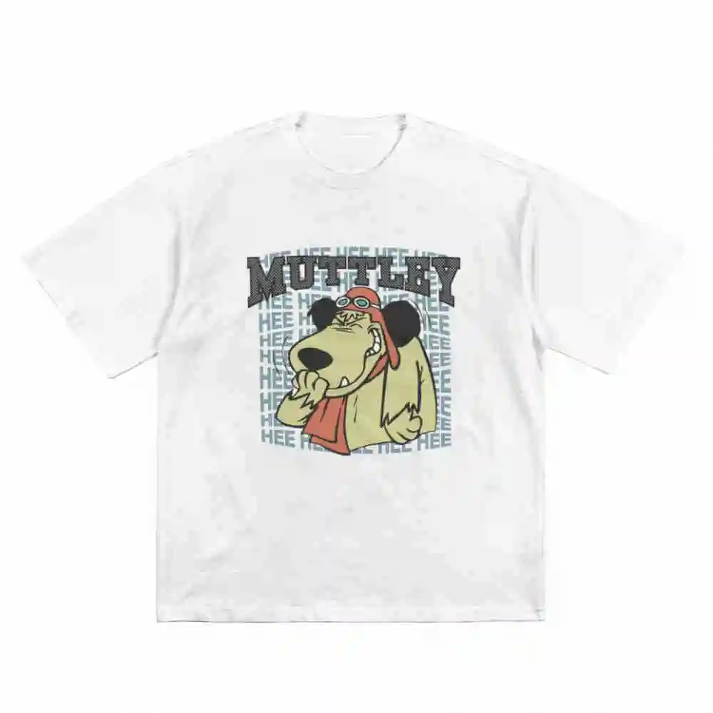 Wacky Races Muttley 1994 Short Sleeve Tee 100% Cotton T-Shirt