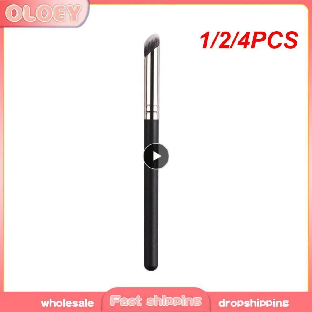 /4pcs Kosmetik werkzeug Nase Schatten pinsel weiche Make-up Pinsel Kontur bürste Gesicht Concealer Pinsel Grundierung bürste