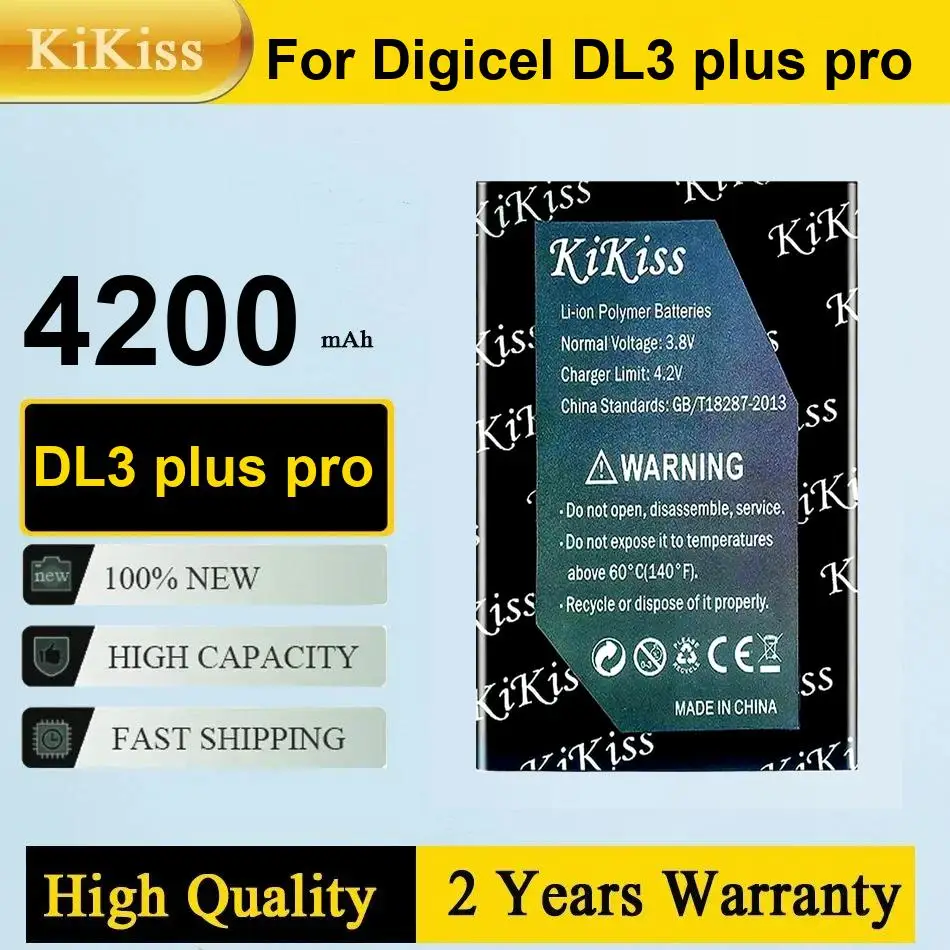 

Батарея Kikiss DL3 Plus Pro емкостью 4200 мАч для Digicel