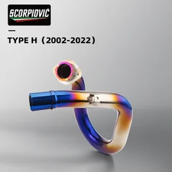 Motorcycle link pipe For Suzuki DRZ 400 2000-2022 DRZ400 S / SM DR-Z 400 DRZ400S Escape DRZ 400 exhaust drz400 link pipe