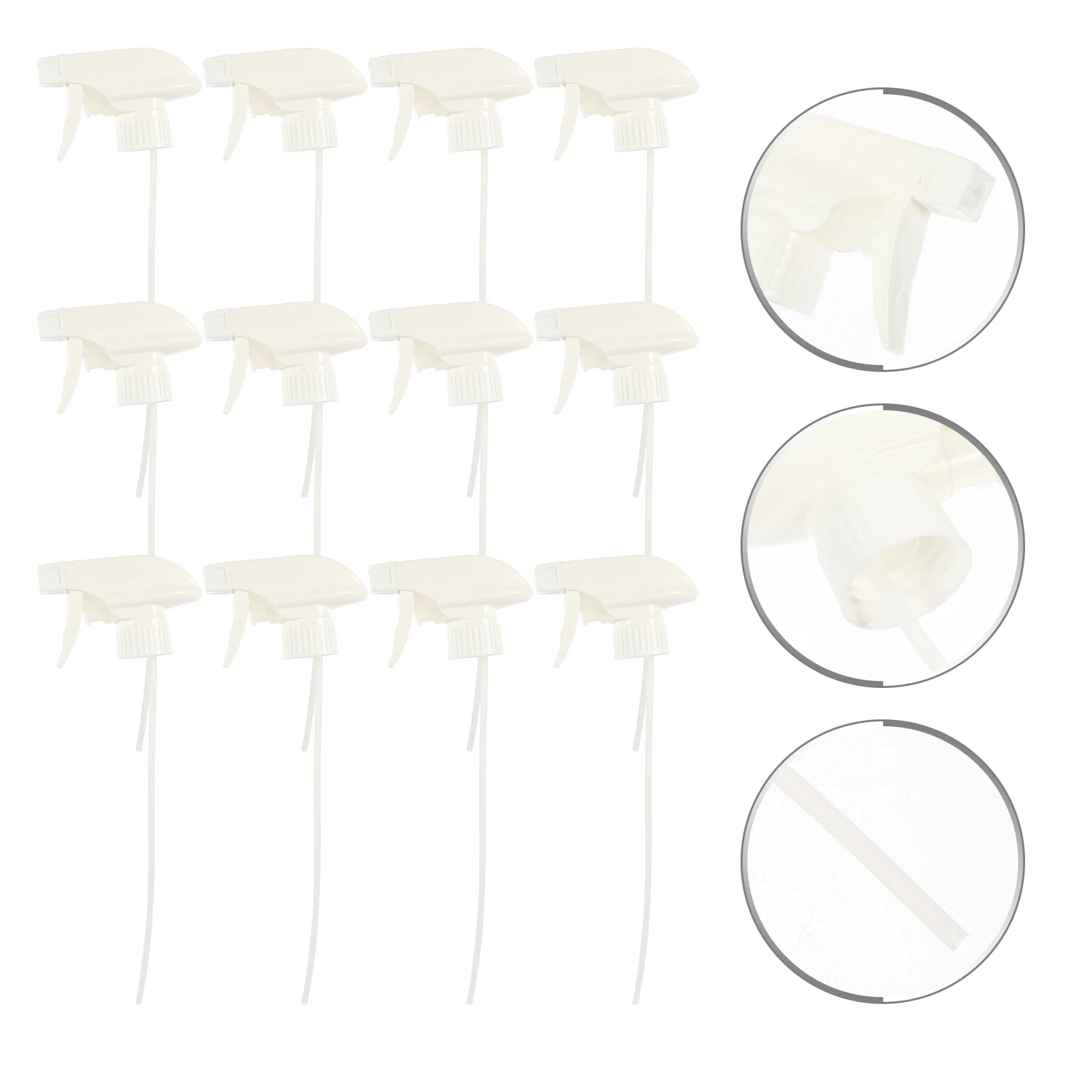 

12pcs Triggers Nozzles Replacement Spray Plastic Bottle Nozzle Bottle Sprayer Nozzle For Essential Oils Cleaning