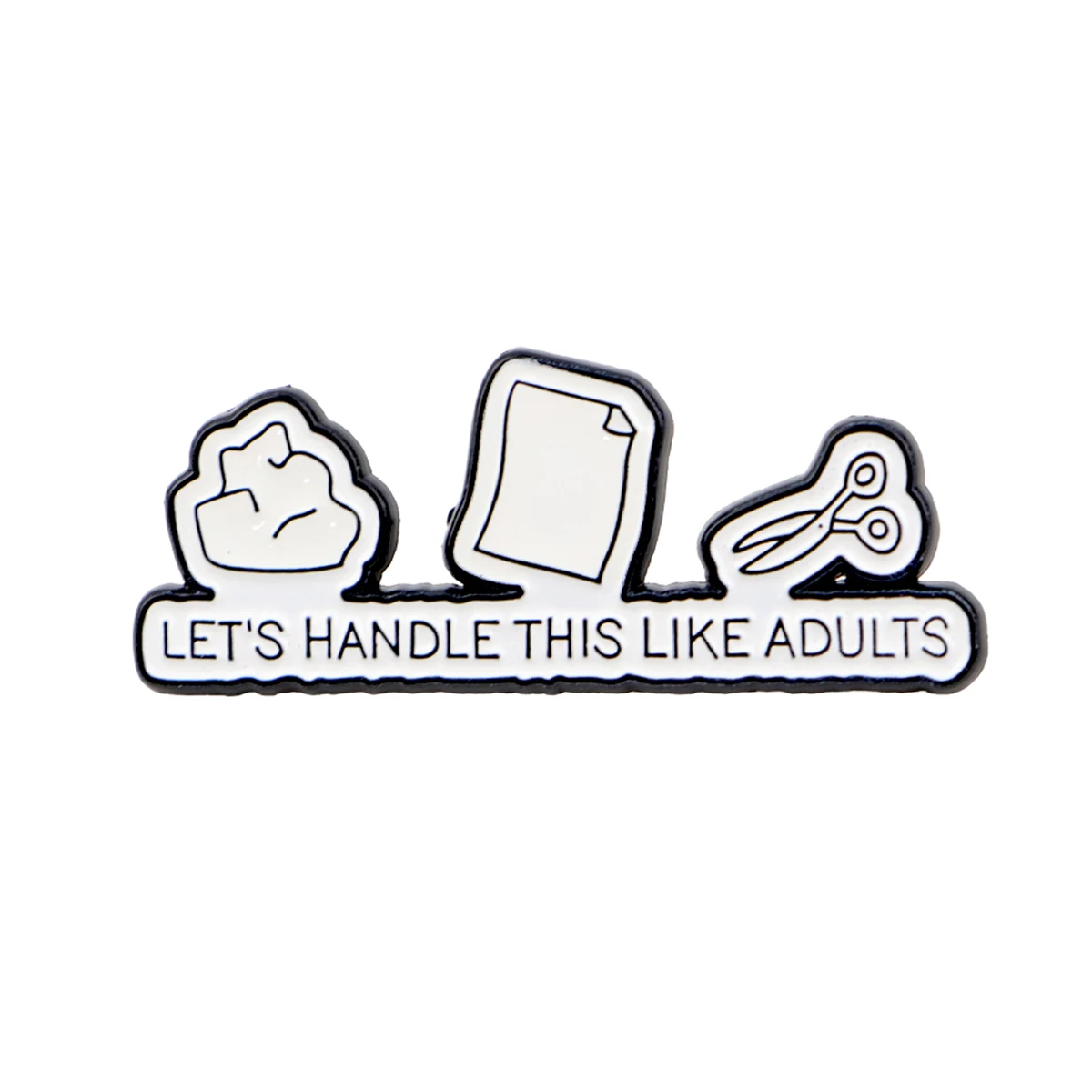 الكبار يقتبس المينا دبوس لعبة بروش الصنوبر التلبيب شارة بدبابيس على ظهره الملابس والاكسسوارات مضحك مجوهرات أصدقاء الهدايا #2