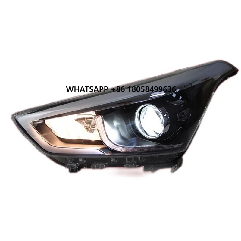 

Car Headlights for yundai Elentra Creta 2015-2019 LED DRL Moving Turn Signal Light Projector Head Lamps Automotive Accessories