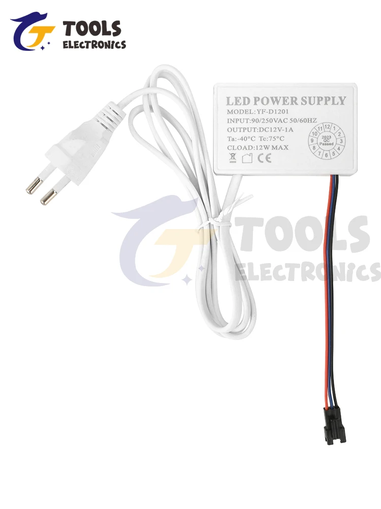 Touch Sensor Switch AC 90-250V to DC 12V 1A 12W  Infinitely Dimmable Touch Sensor Switch LED Driver