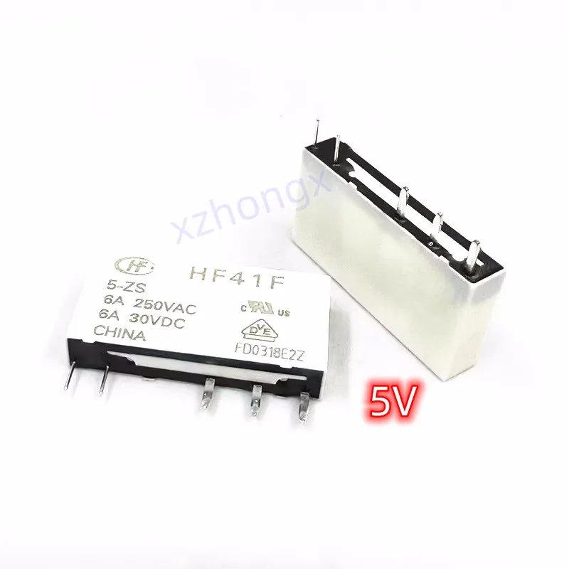 HF41F 005 012 024-ZS-ZST-HS New original relay 6A 5V 12V 24VDC