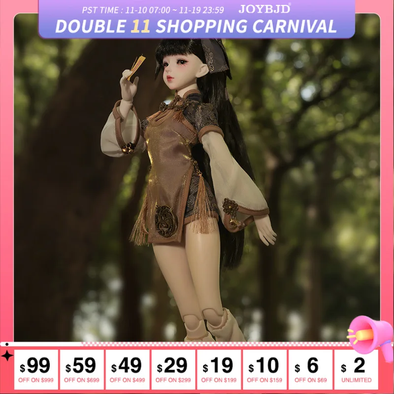 

Шарнирная кукла Fantasy Angel 1/4 с сиреной в новом китайском костюме, включающем элементы Taoism и куклы чонсам