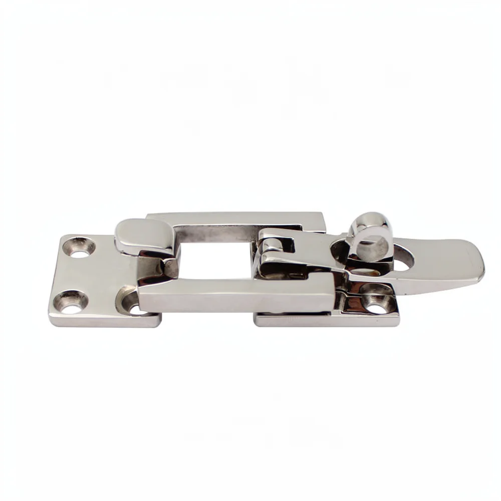 Stainless Steel 316 Boat Marine Hasp Lockable Latch For Yacht Hatch Cabinet Door Storage Security Hardware Part