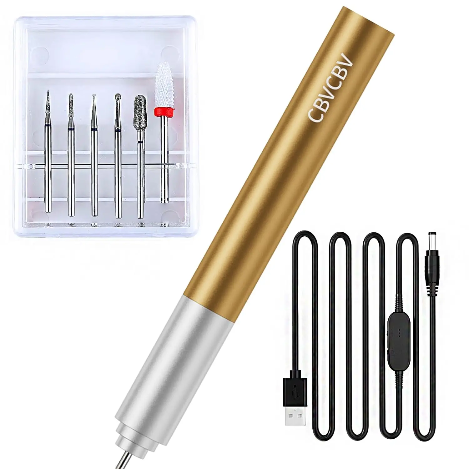 

Электрическая дрель для ногтей с плавной регулировкой скорости - профессиональный аппарат для маникюра/педикюра, для акриловых/гелевых ногтей