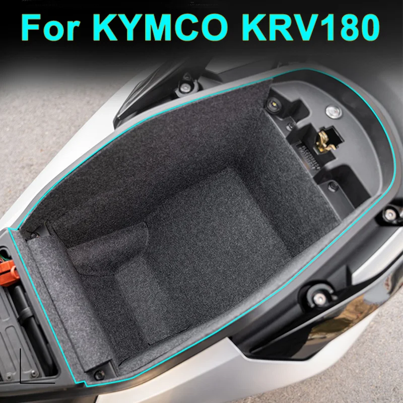 For KYMCO KRV180 KRV 180 Motorcycle Rear Seat Cargo Liner Storage Box Seat Bucket Liner Cushion Motorcycle Accessories