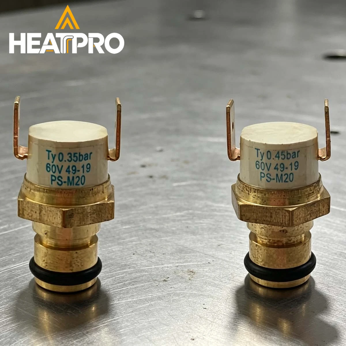 Brass Water Pressure Switch PS-M20 0.35bar / 0.45bar Optional Safety Protection Spare Part for Gas Boiler Water Heater