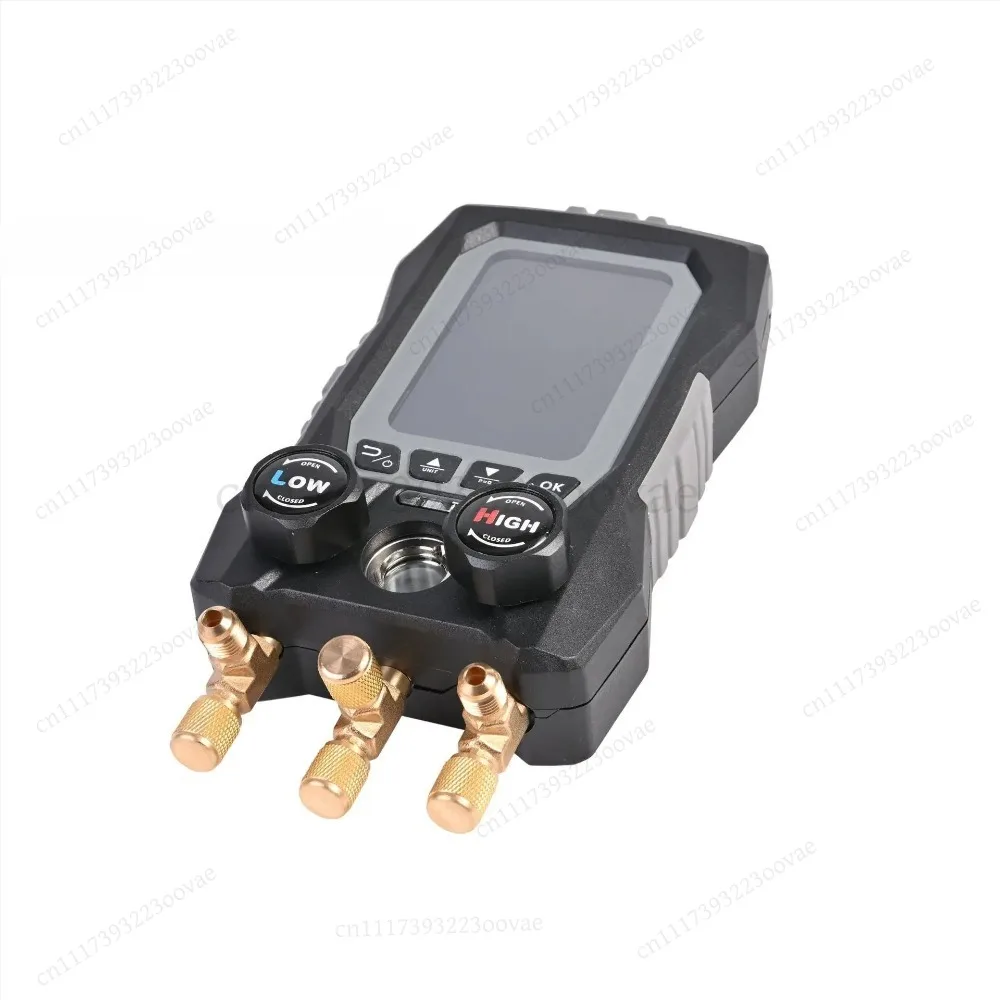 Digital Refrigerant Gauge HVAC Heat Pump Vacuum Test Meter for AC Maintenance Repair, Replacement Tool