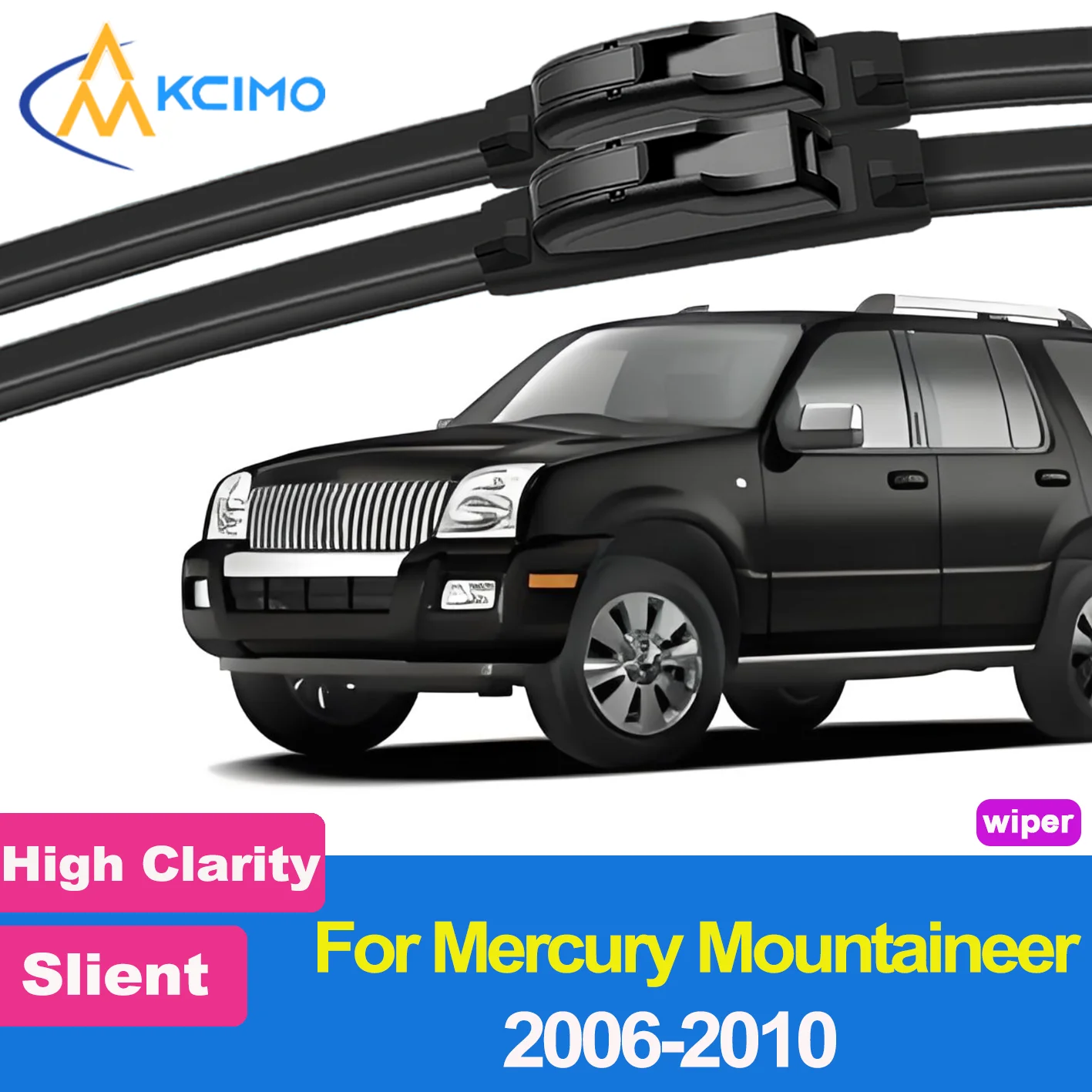 

2PCS New Front Windshield Wiper Blade for Mercury Mountaineer 2006-2010 Front Windshield Auto Wipers Blade Accessories 2010 2009