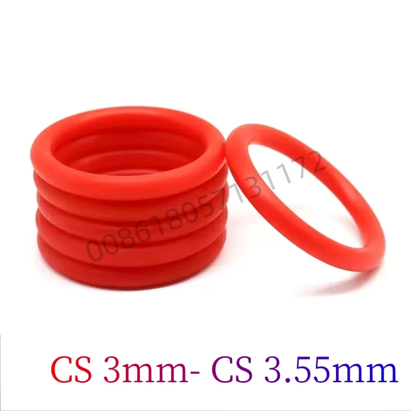 Custom Polyurethane O-Rings,CS 3mm-3.55mm,10pcs,High-Pressure,Wear-Resistant Hydraulic,Pneumatic Seals for Industrial Durability