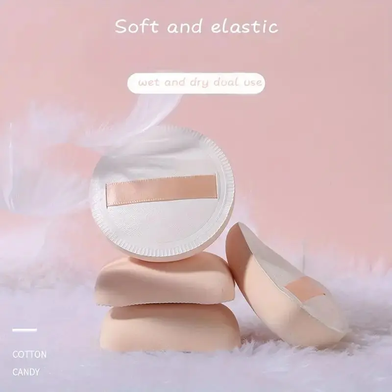 2 Stuks Roze Suikerspin Luchtkussen Poederdons Voor Zowel Droog Als Nat Gebruik