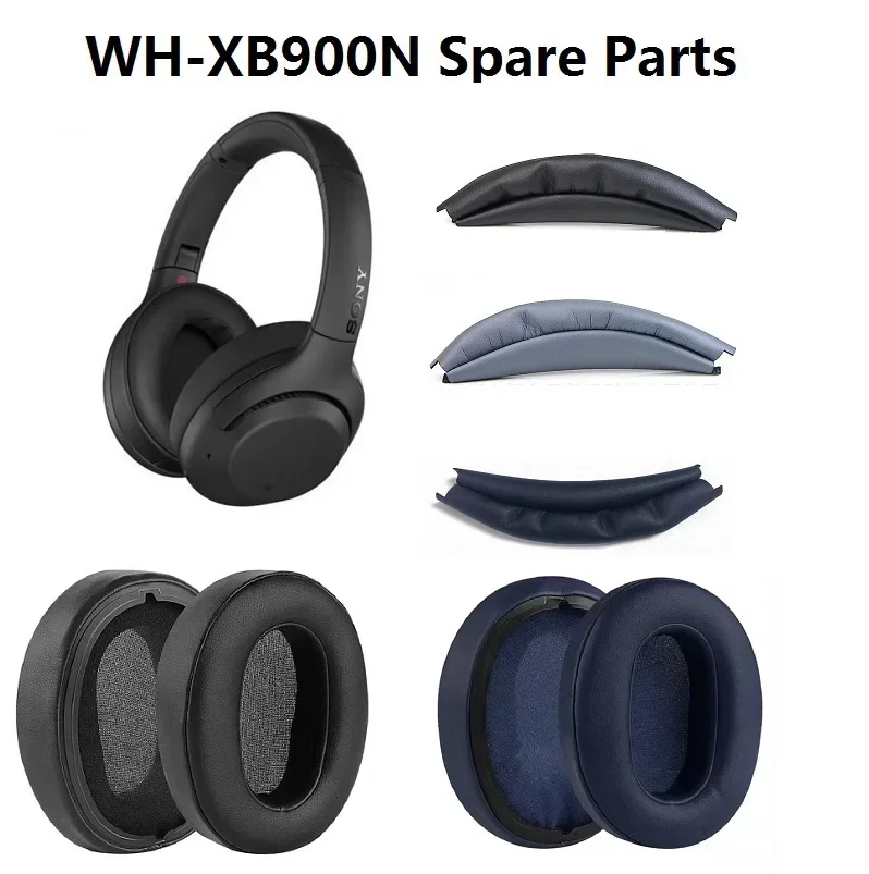 وسائد أذن بديلة أو عصابة رأس لسماعات الرأس SONY WH-XB900N، وسائد أذن لسماعات الرأس، وأغطية للأذنين